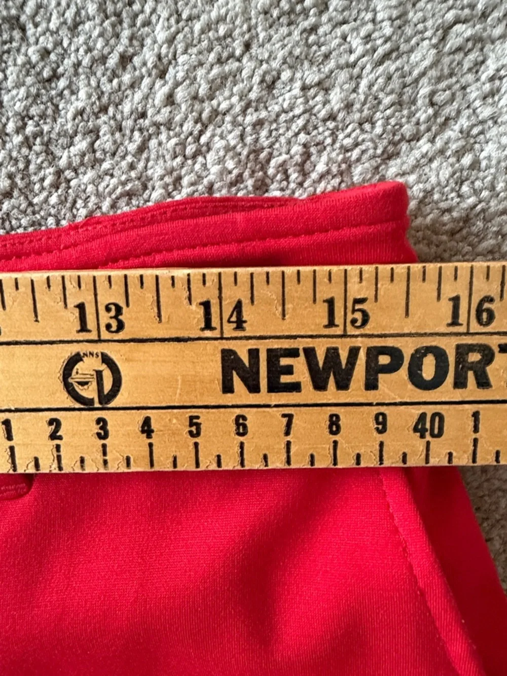 Boden Red Cropped Wide Leg Trousers Pants Size 8P - Picture 8 of 10